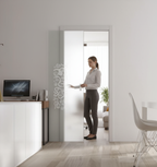 Premium Frameless Satin Glass Door with Easy-Clean Finish and Adjustable Sizing Options Up to 1026mm x 2040mm