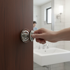 WC Turn and Release Knob - Solid Brass with Polished Chrome Finish for Stylish Door Solutions - Image 2