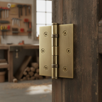 Premium 76mm (3'') Ball Bearing Hinge with Antique Brass Finish for Enhanced Durability and Aesthetic Appeal