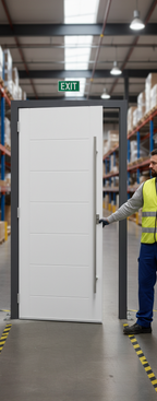 Premium Contemporary Composite External Door with Low Maintenance and Thermal Efficiency Features