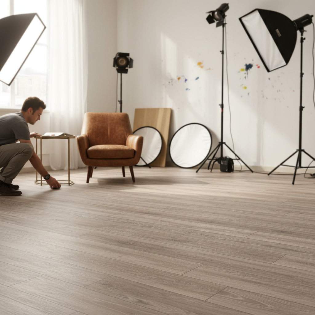 Premium 12mm Laminate Flooring with Oak Effect and Water Resistance for Stylish Interiors