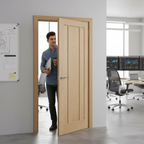 Premium Internal Oak Custom Made Door with Engineered Construction and A-Grade Veneer for Strength and Stability