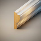 Decorative White Painted Beading Moulding 2.4m Length