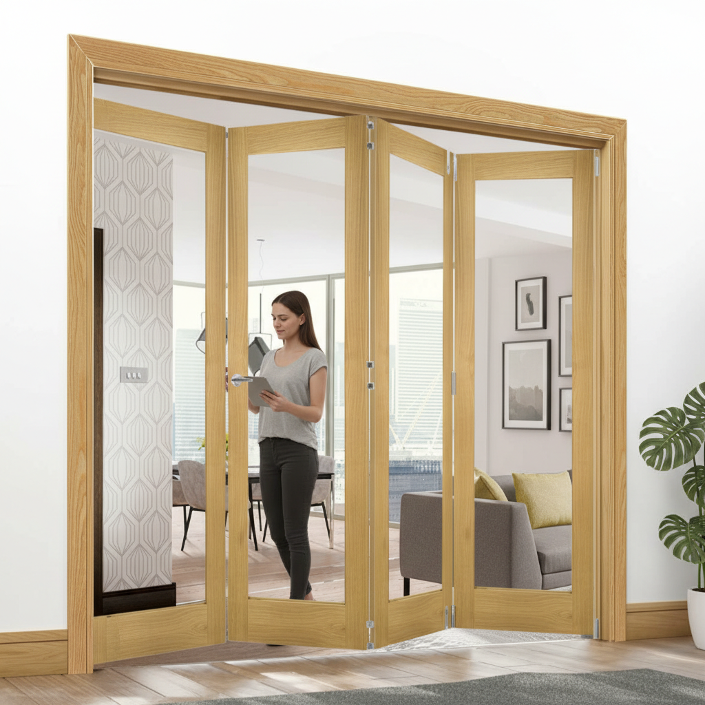 Premium Clear Glazed Room Divider with Top Hung System for Flexible Space Management and Custom Configurations