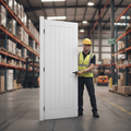 Premium White Internal Fire Door - 30 Minutes Fire Rated, Engineered Construction, Multiple Sizes Available for Modern and Traditional Homes