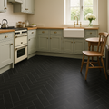 Black Stone Effects Water-Resistant 8mm Matt Laminate Flooring 1183x293mm