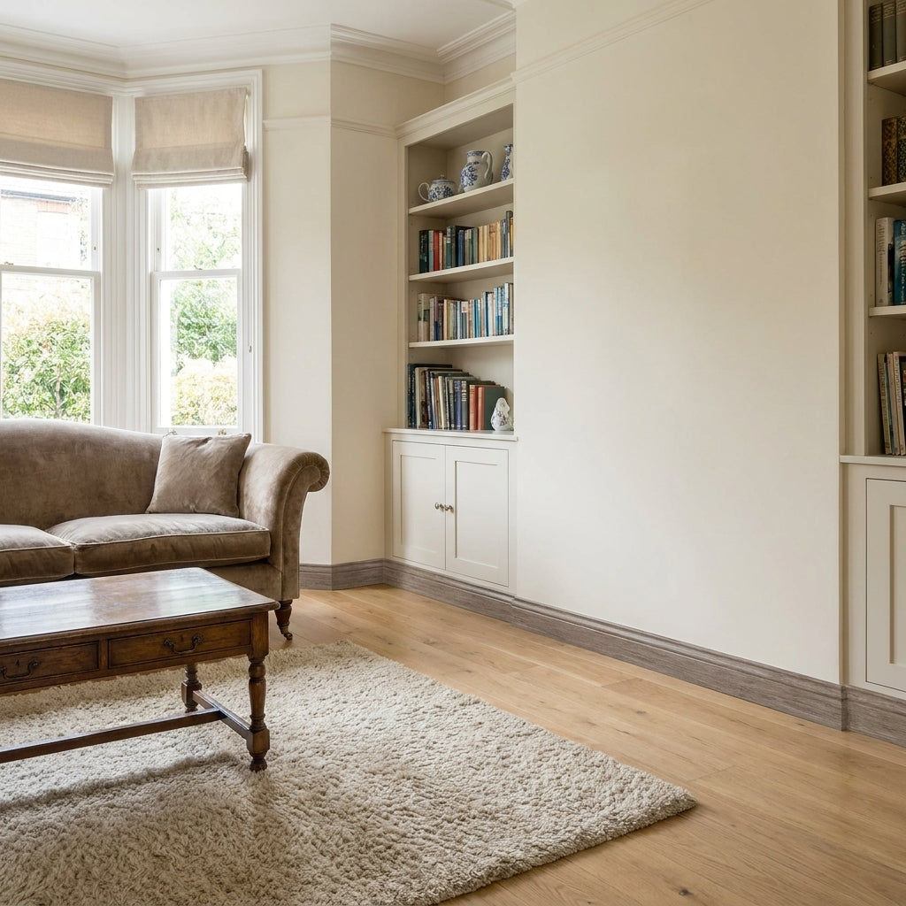 Self-Adhesive Grey Oak End Door Profile 900mm for Easy Installation