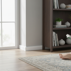 Premium 2.4m White Painted Quadrant Moulding 12mm x 19mm for Flooring Protection