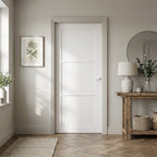 Internal 3 Panel Primed Studio Door with Softwood Core