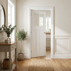 Internal White Primed 1930's Door with 1 Light Clear Glass