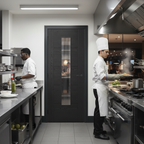 Premium Glazed 1L Fire Door with Slim Design and 30-Minute Fire Protection - High-Quality Professional Grade for Industrial and Commercial Applicat...