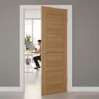 Premium Fully Finished Internal Oak Fire Door with Solid Core and Bespoke Sizes Available