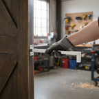 Premium Satin Stainless Steel Mitred Pull Handle 450mm - Contemporary Design for Elegant Interiors