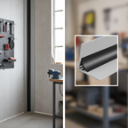 Premium Aluminium Inner Corner Trim for SPC Wall Panels - 2.6m Length for Seamless Finish