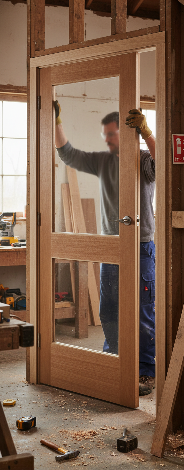 Premium Hardwood External Door with Unglazed Panels and M&T Construction for Enhanced Stability and Performance