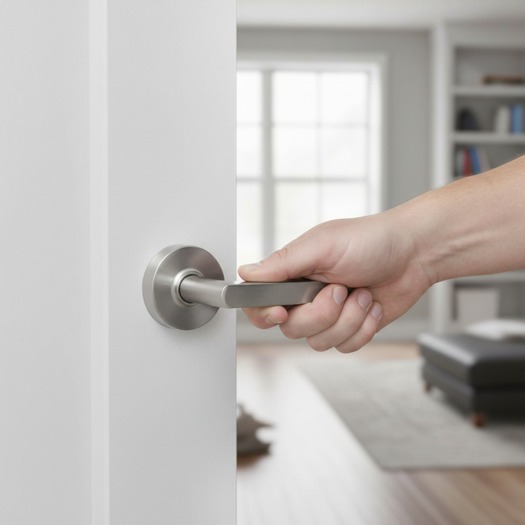 Premium 75mm Tubular Mortice Latch - Polished Stainless Steel Finish for Fire Door Applications