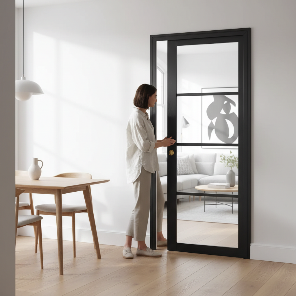 Premium High-Performance 4L Pocket Door System with Galvanized Steel Frame and Adjustable Door Protrusion Features
