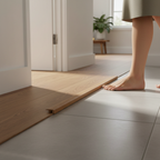 Satin Lacquered End Profile Door Bar - 900mm Laminate Floor Transition Strip for Flooring Expansion Gaps - Image 2