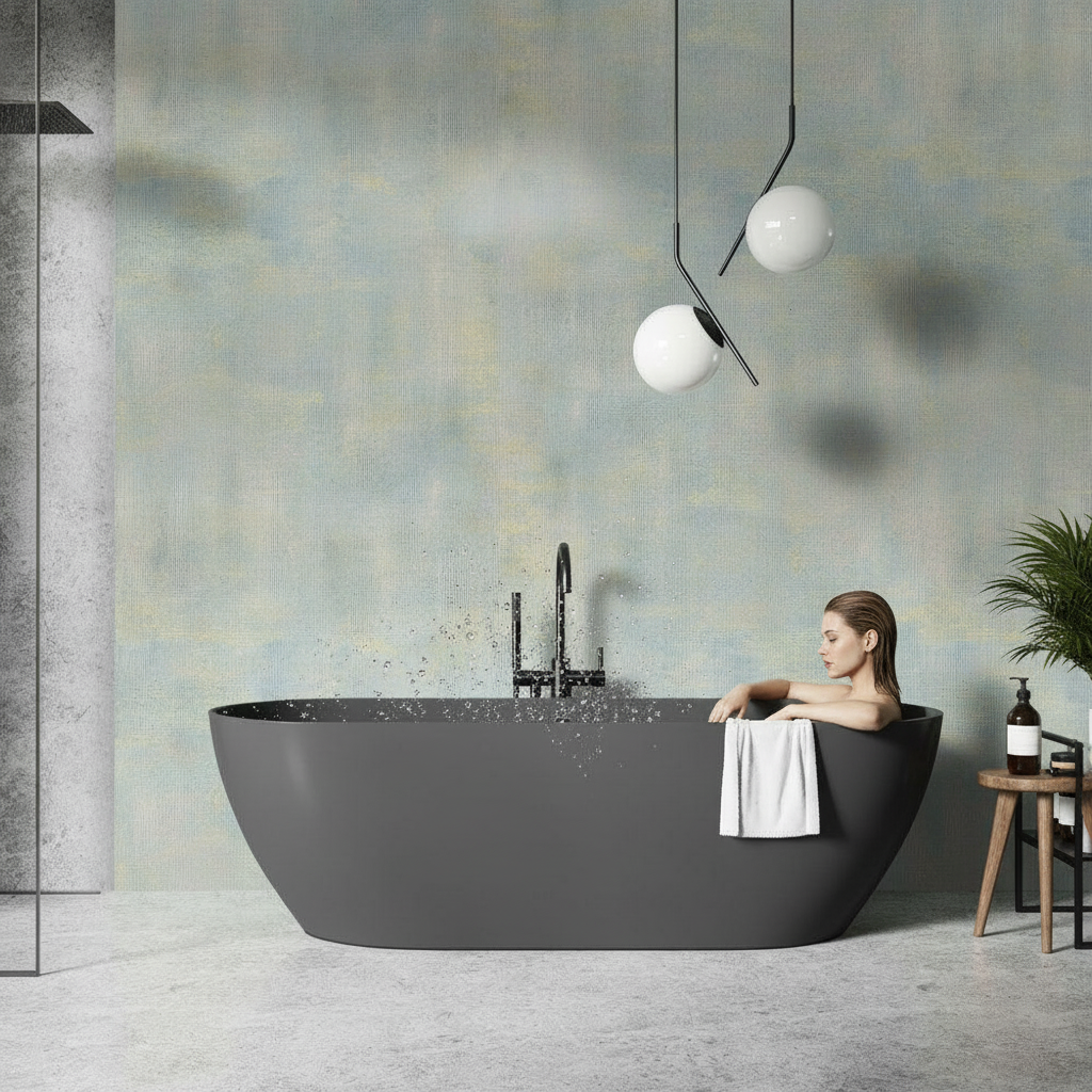 Premium Waterproof Wall Panelling 2650mm x 1230mm with Marble Finish for Bathrooms - Image 2