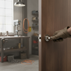 Premium Polished Nickel Knurled Lever on Round Rose for Doors with 25-Year Guarantee