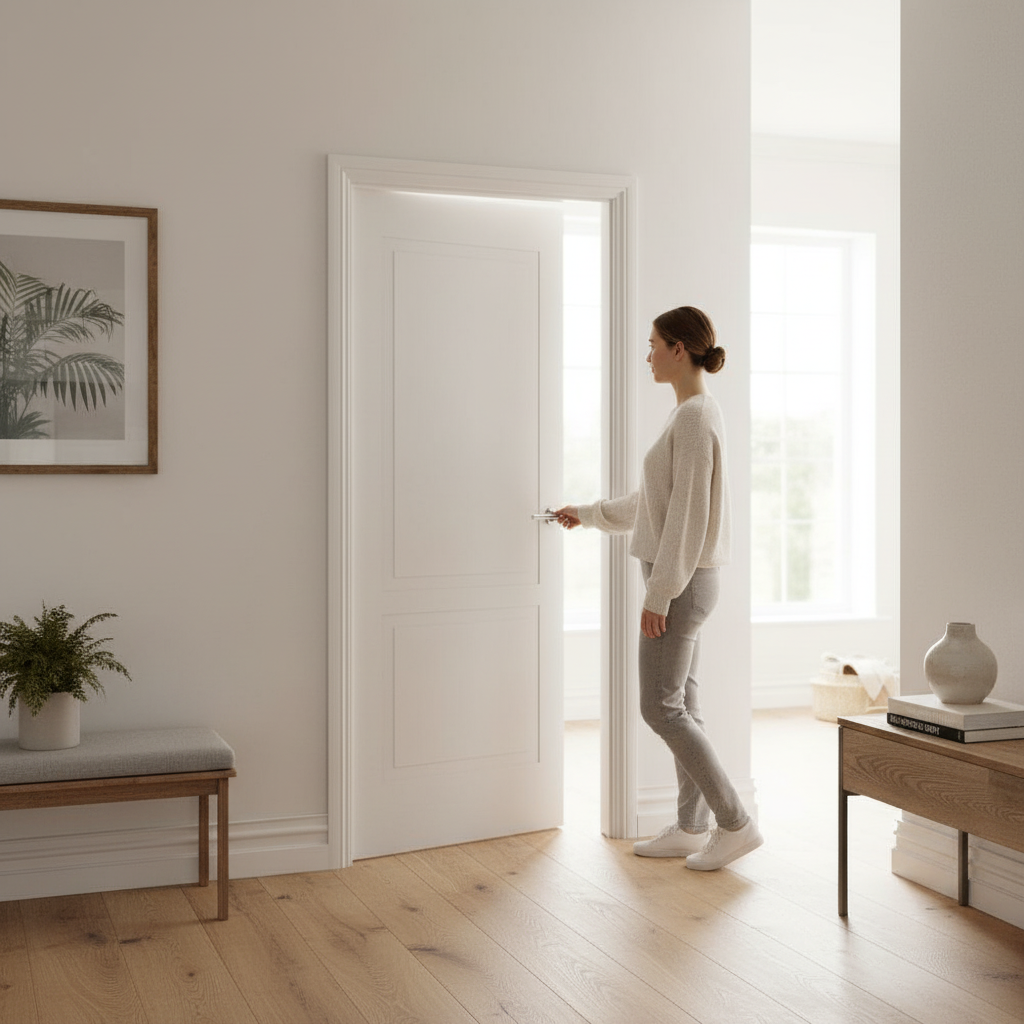 Premium Internal Smooth Shallow Groove 2 Panel Door - Modern Design, Durable Construction with Lifetime Guarantee