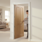 Premium Internal Oak Regency Door with Classic Victorian Design and Multiple Size Options