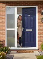 Premium External Fire Doorset with Sidelight - 30 Minute Fire Resistance, Secure Options, and Thermal Efficiency