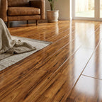 8mm High Gloss Laminate Flooring, Water-Resistant for 48 Hours - detail view