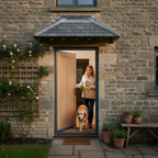 Premium Unfinished Hardwood External Door with Solid Core Construction and Customizable Finish Options - Image 2