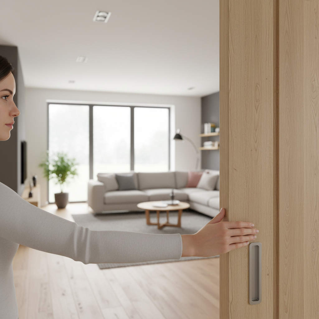 Premium Soft Close System with Anti-Slam Mechanism for Pocket Doors - Quiet, Gentle Closing for Heavy Doors Up to 40Kg