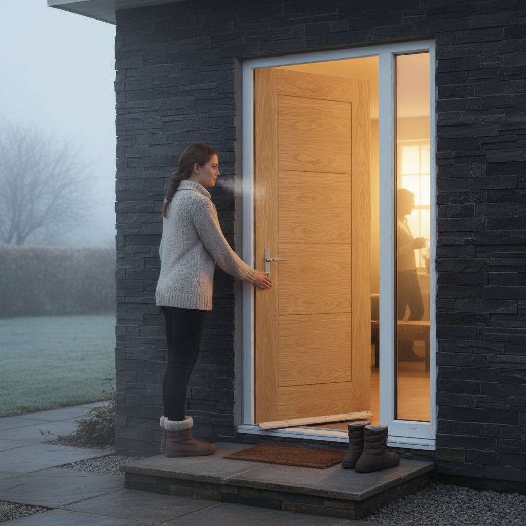 Premium External Oak Warmer Door with Contemporary Design and Thermal Efficiency