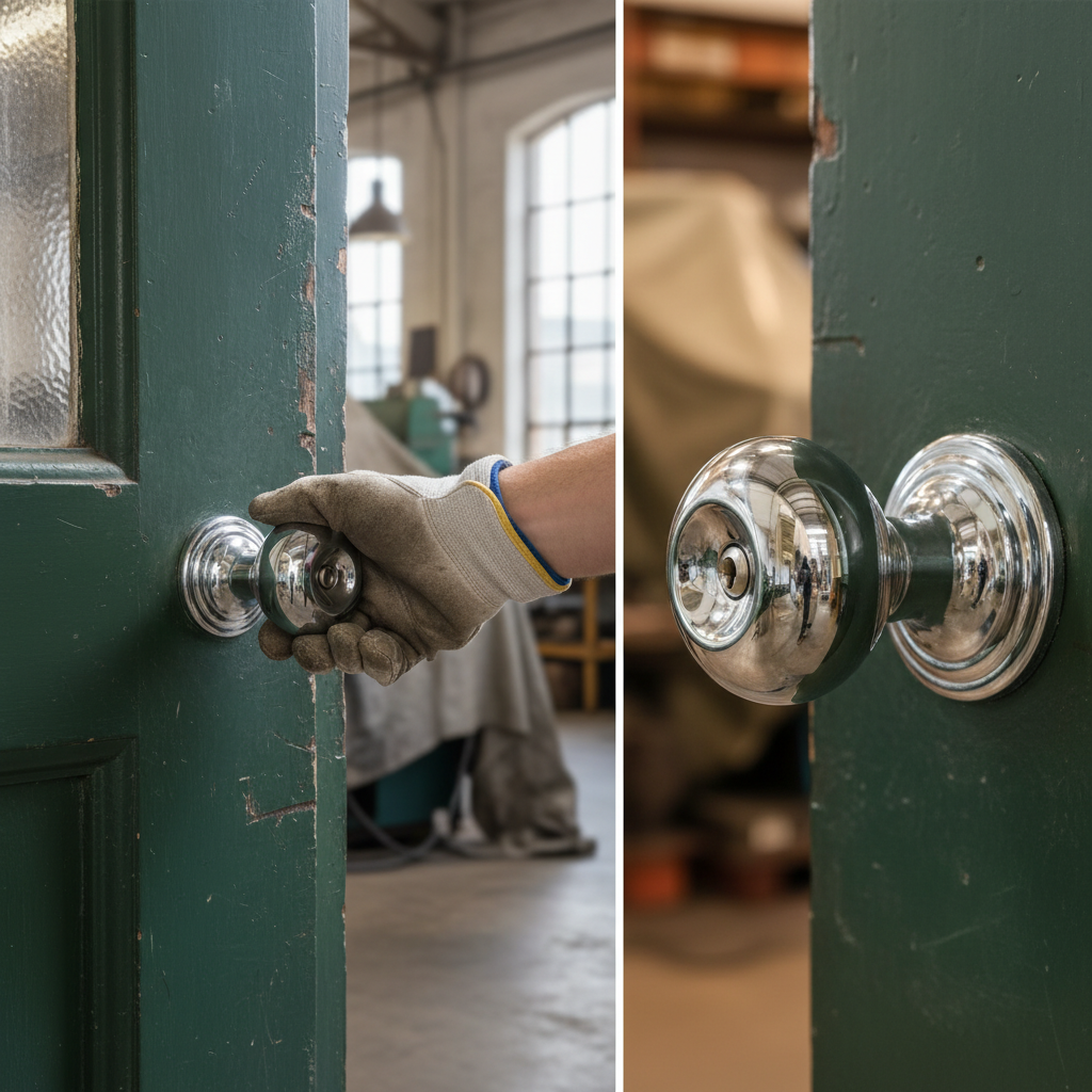 Premium Mushroom Door Knob with Elegant Tiered Rose Design for Traditional and Contemporary Settings