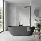 SPC Wall Panelling 4mm Light Grey Concrete Waterproof UV Coated 2.42m²