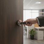 Premium Lever on Concealed Fix Round Rose - Easy to Grasp, Fire Door Rated with 25-Year Mechanical Guarantee