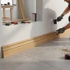 Premium Fully Finished 2.4m Ogee Skirting Board - Stylish Oak Design for Elegant Interiors