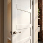 Internal Primed 4 Panel Studio Industrial Door - detail view
