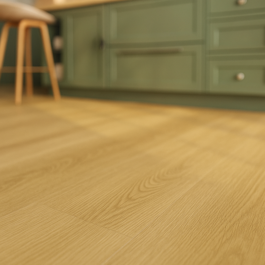 Oak Rigid Core LVT Flooring - Prime 5mm Purecoat Finish - detail view