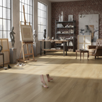 Premium 2mm UV Coated Luxury Vinyl Flooring with Oak Effect and Water-Resistant Properties for Residential and Commercial Use