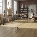 Premium 2mm UV Coated Luxury Vinyl Flooring with Oak Effect and Water-Resistant Properties for Residential and Commercial Use