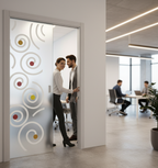 Premium Satin Glass Sliding Door System with 10mm Frameless Glass and 100mm Jambs for Modern Spaces