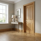 Self-Adhesive Coverstrip Door Profile - Light Oak, 900mm x 38mm