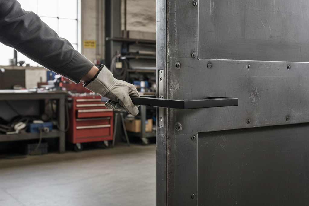 Premium Matt Black Mitred Pull Handle 450mm - Elegant Design with Durable Finish and 10-Year Guarantee