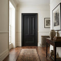 Internal Black Door Fully Finished, 3 Panel Design, Jet Black