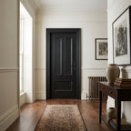 Internal Black Door Fully Finished, 3 Panel Design, Jet Black