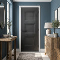 Internal Black Elegance Ripley Door Fully Finished Solid Engineered Timber