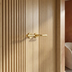 Internal Double Door, Fully Finished Miami, Solid Engineered Oak - detail view