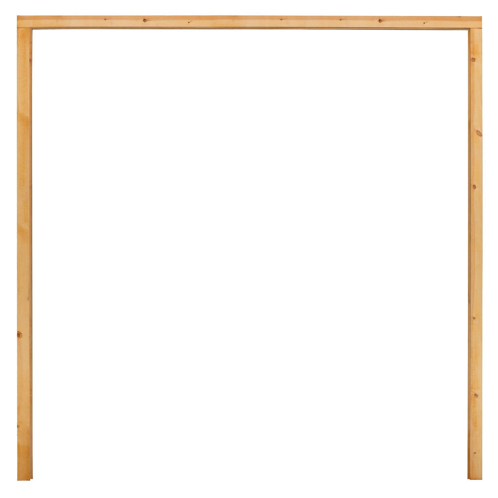 External Universal Unfinished Knotty Pine Garage Door Frame, Brown, 10-Year Guarantee