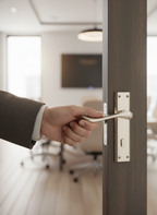 Premium Lever on Backplate - Available in Latch, Keylock, and Bathroom Lock Variants