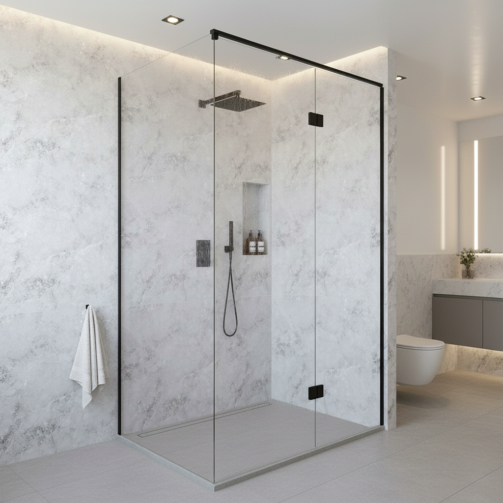 Premium Waterproof Wall Panelling 2420mm x 1200mm - Durable Stone Finish for High-Moisture Areas - Image 2