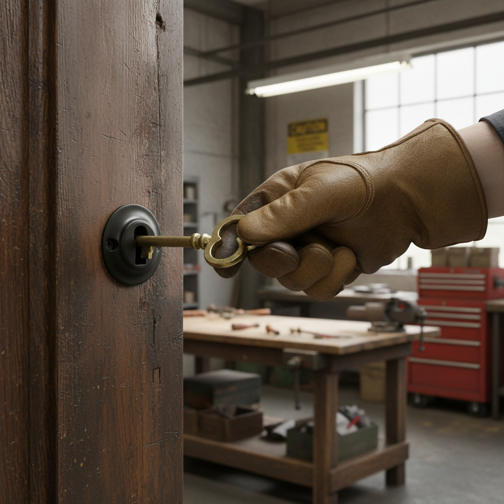 Premium Solid Brass Open Key Hole Escutcheon in Matt Black Finish for Elegant Interior Design - Image 2
